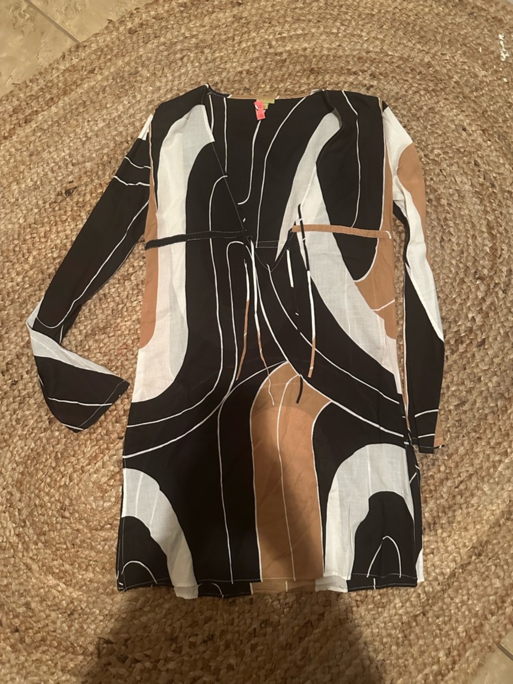 PATTERNED MINI DRESS